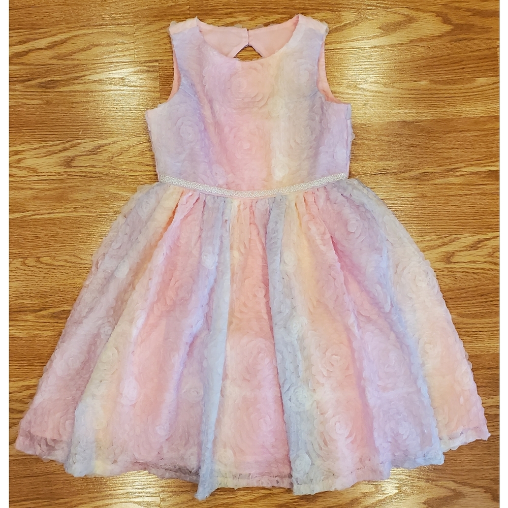 KIDS- Unicorn Color Dress - BLUSH by US ANGELS